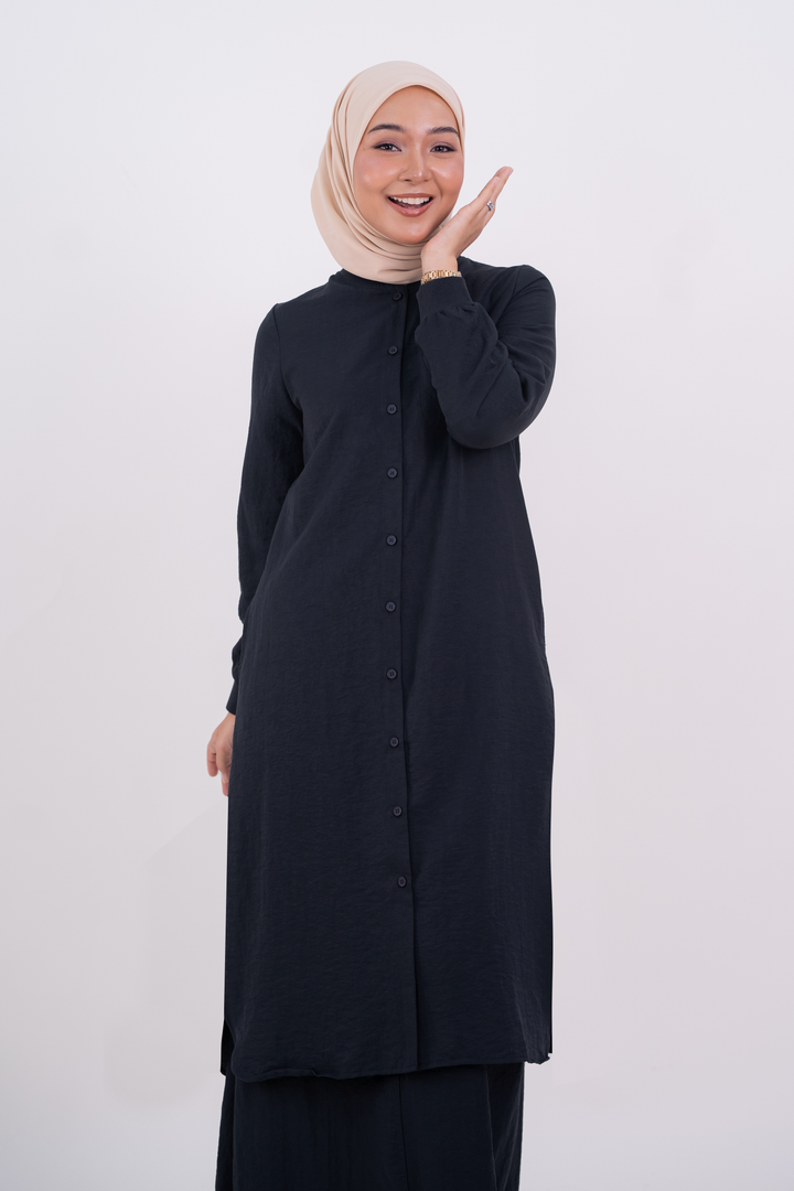 Sienna Long Blouse Navy