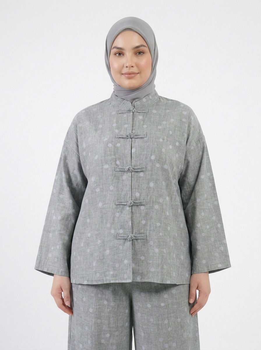 Aria Plus Polka Dot Blouse