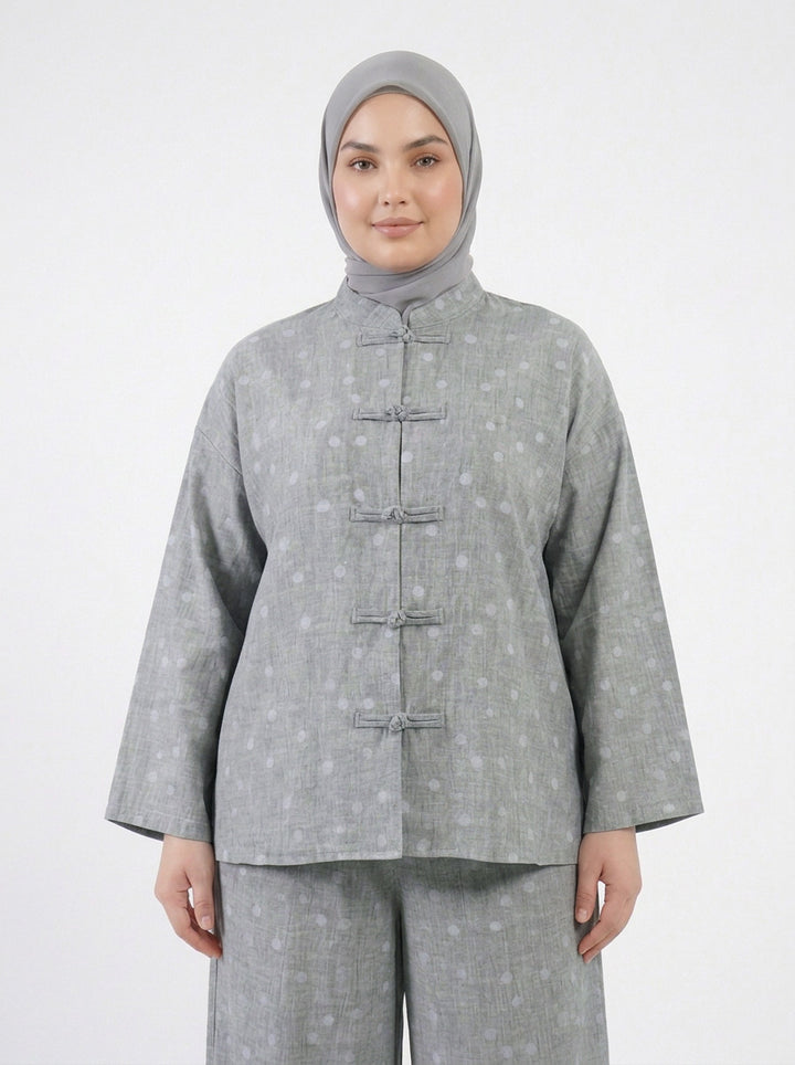 Aria Plus Polka Dot Blouse