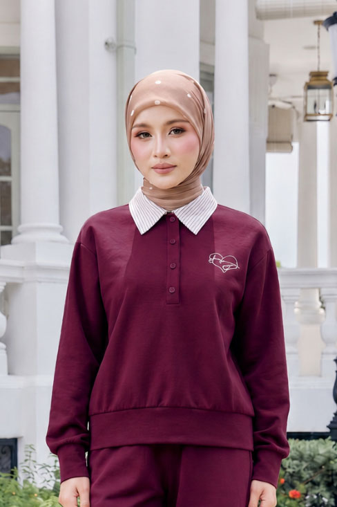 Novella Premium Scuba Blouse