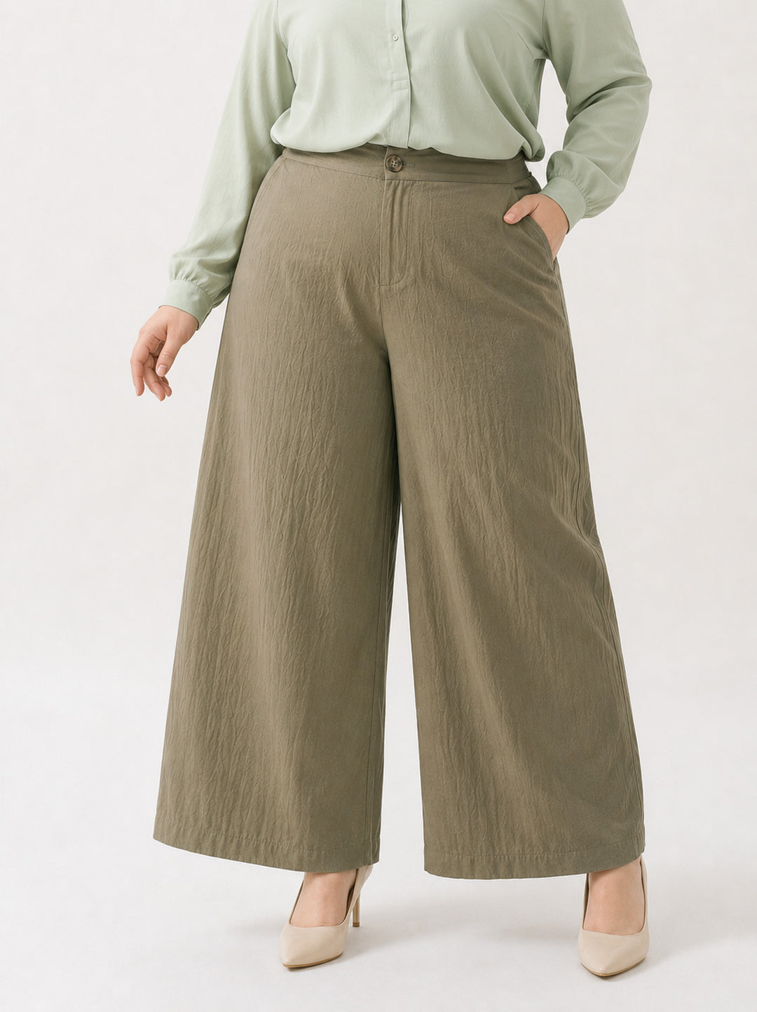 Elsie Plus Cotton Rich Pants