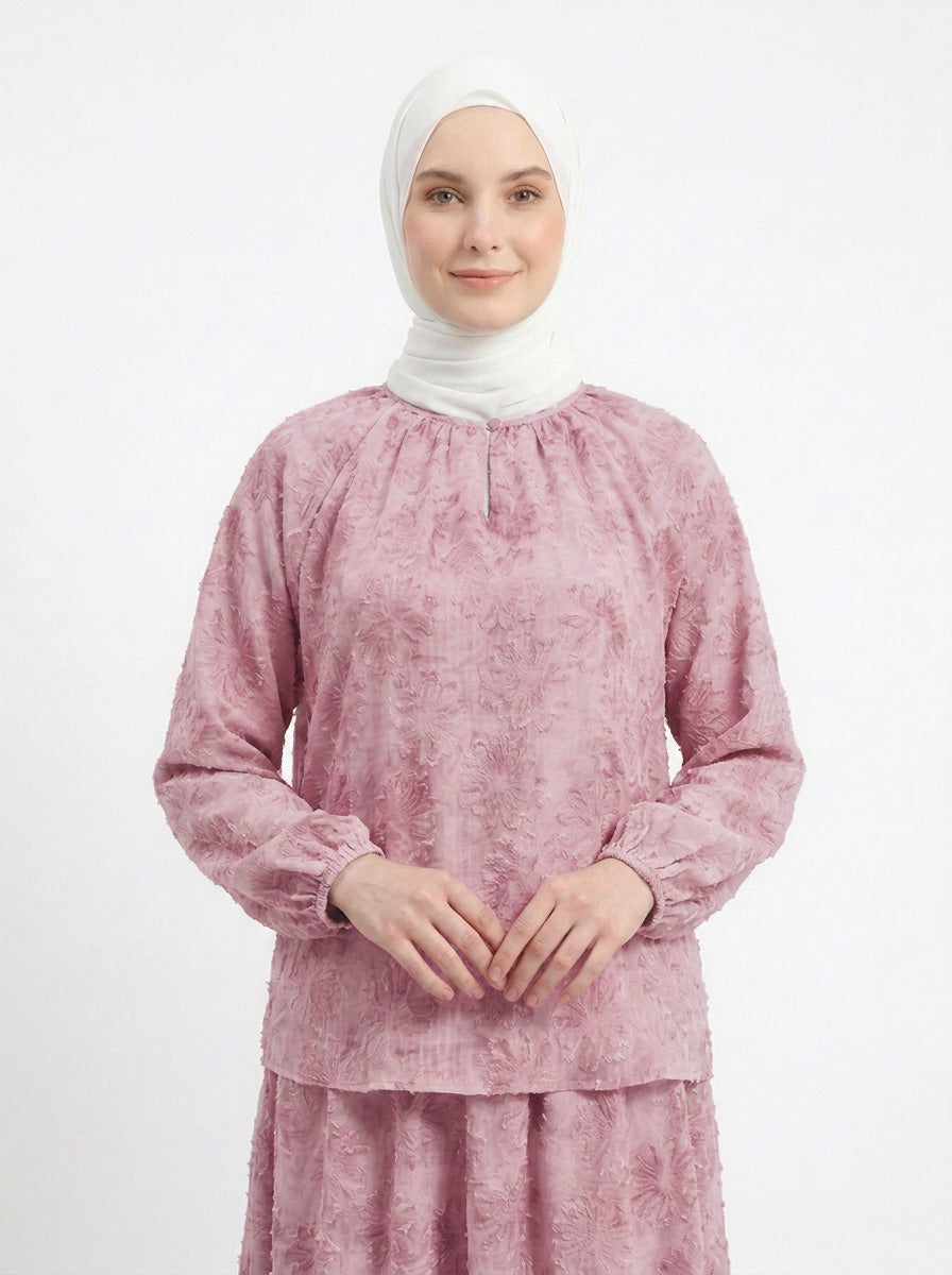 Erin Chiffon Embroidered Blouse