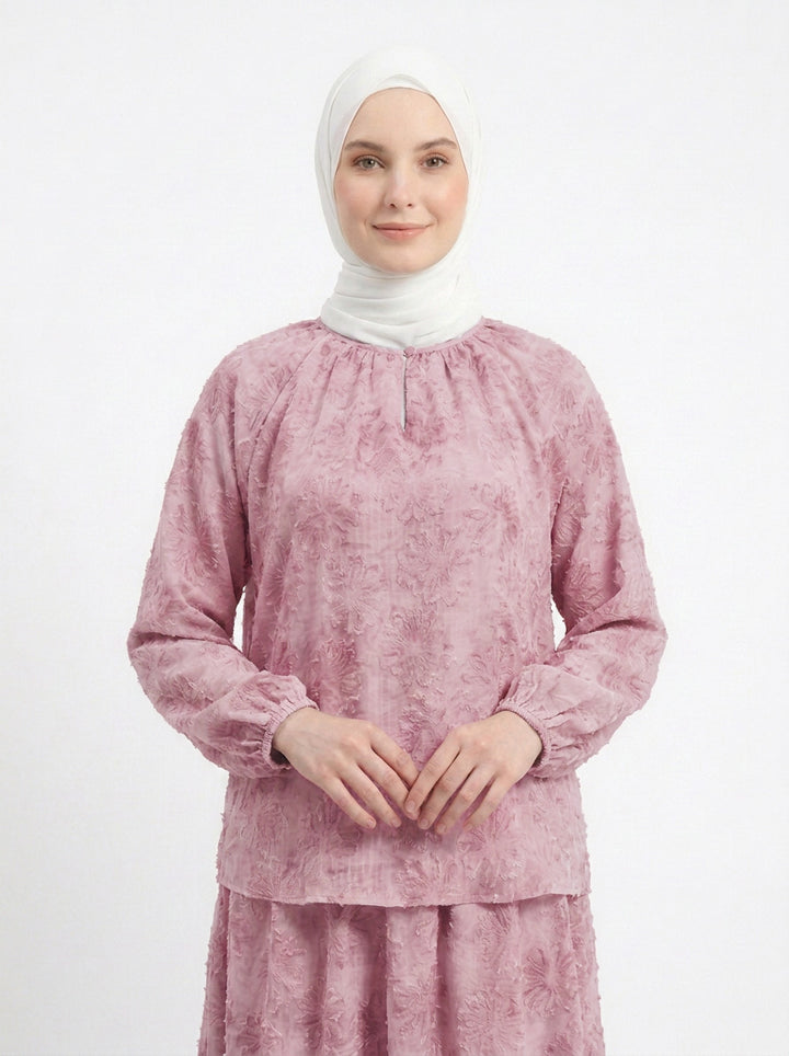 Erin Chiffon Embroidered Blouse