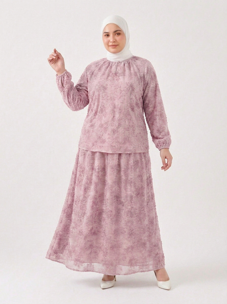 Erin Plus Chiffon Embroidered Blouse