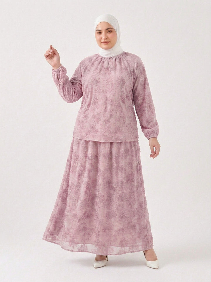 Erin Plus Chiffon Embroidered Blouse