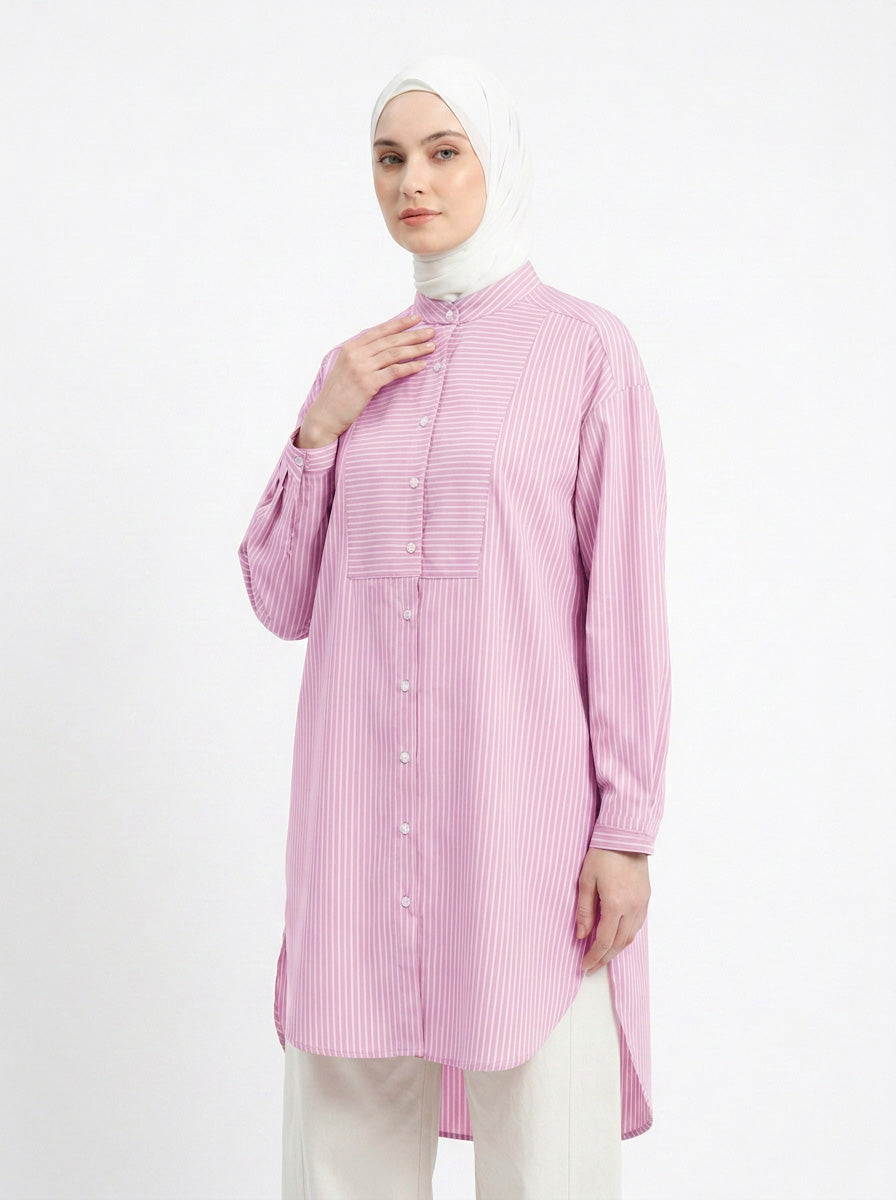 Paloma Stripe Cotton Blouse