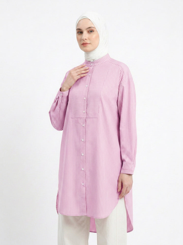 Paloma Stripe Cotton Blouse