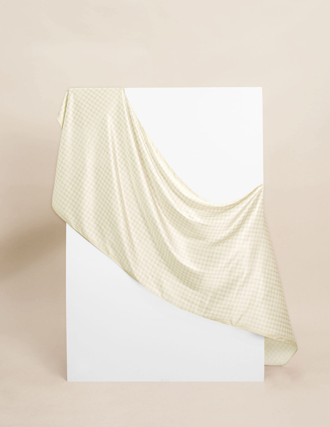 Zayna Satin Printed Shawl Gold