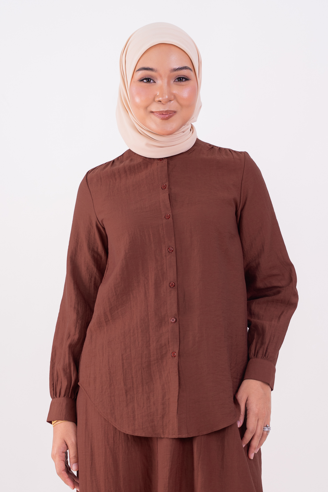 Sienna Blouse Red Bean