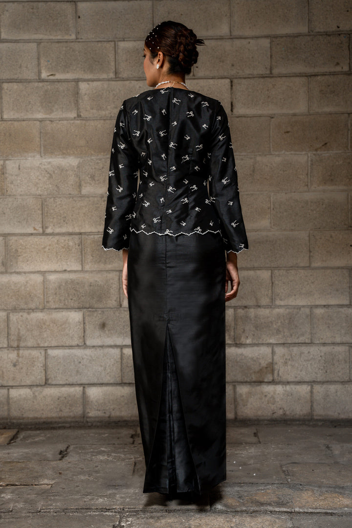 Ilona Kebaya Moden in Black