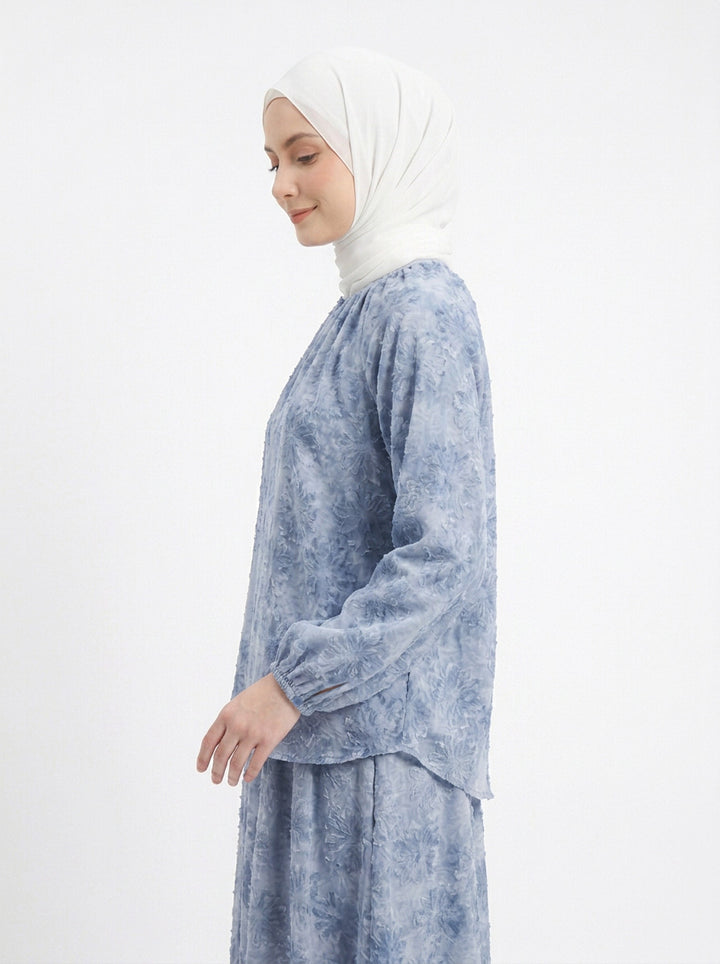 Erin Chiffon Embroidered Blouse