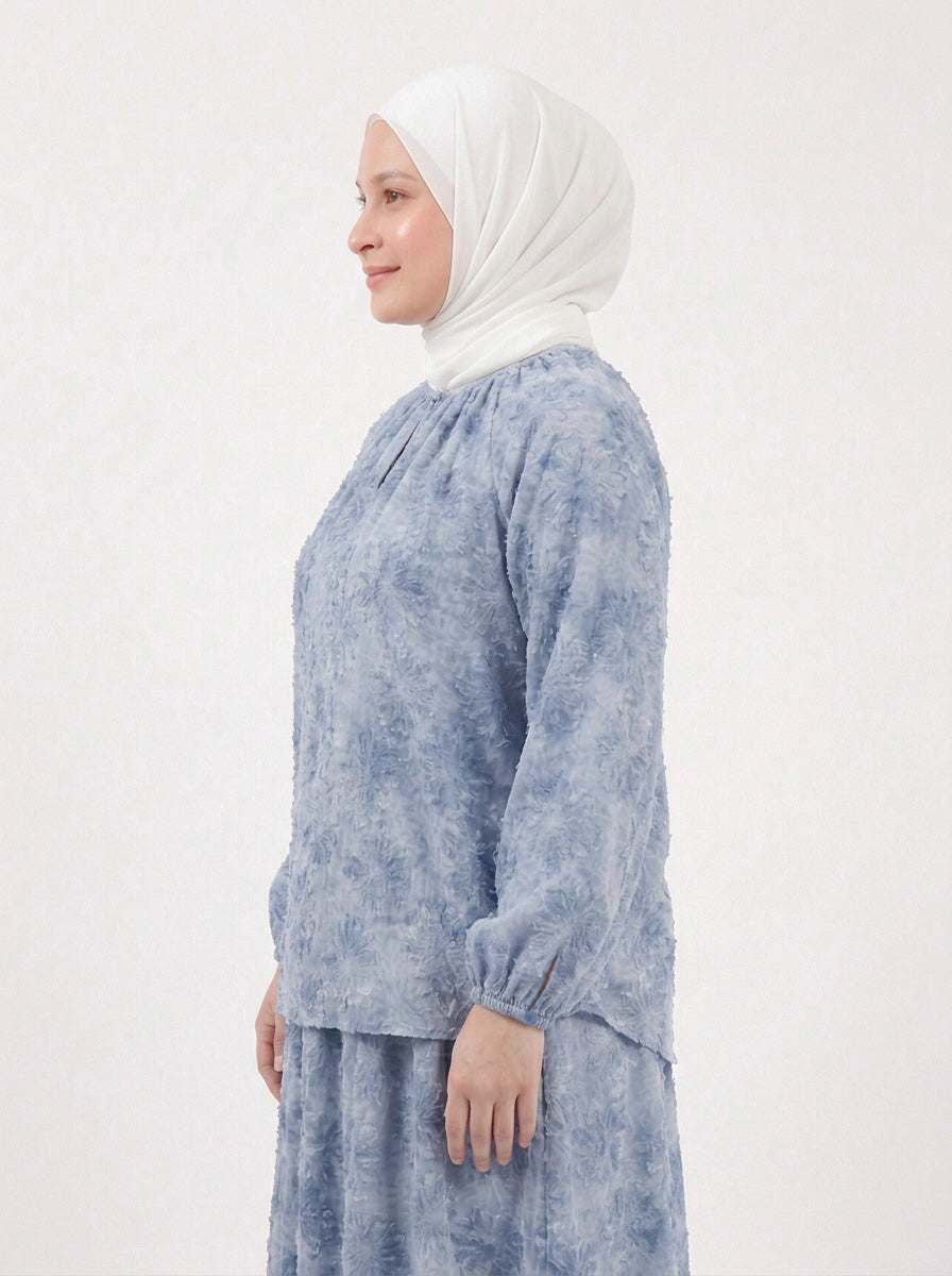 Erin Plus Chiffon Embroidered Blouse
