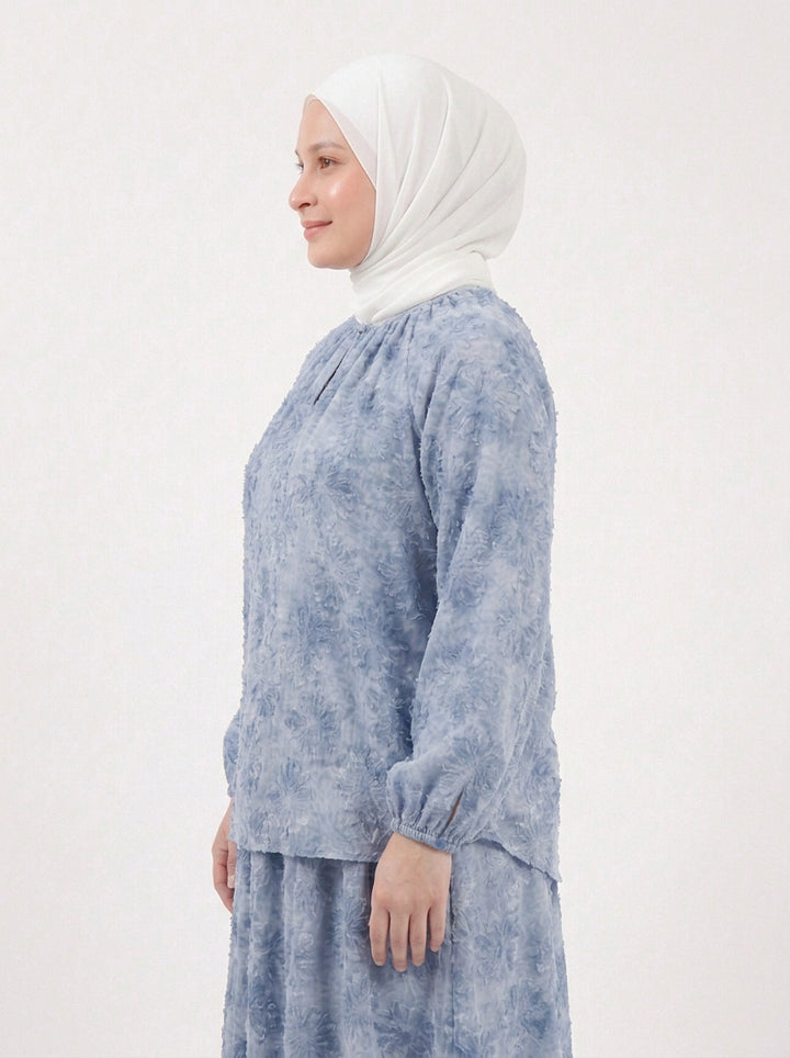 Erin Plus Chiffon Embroidered Blouse