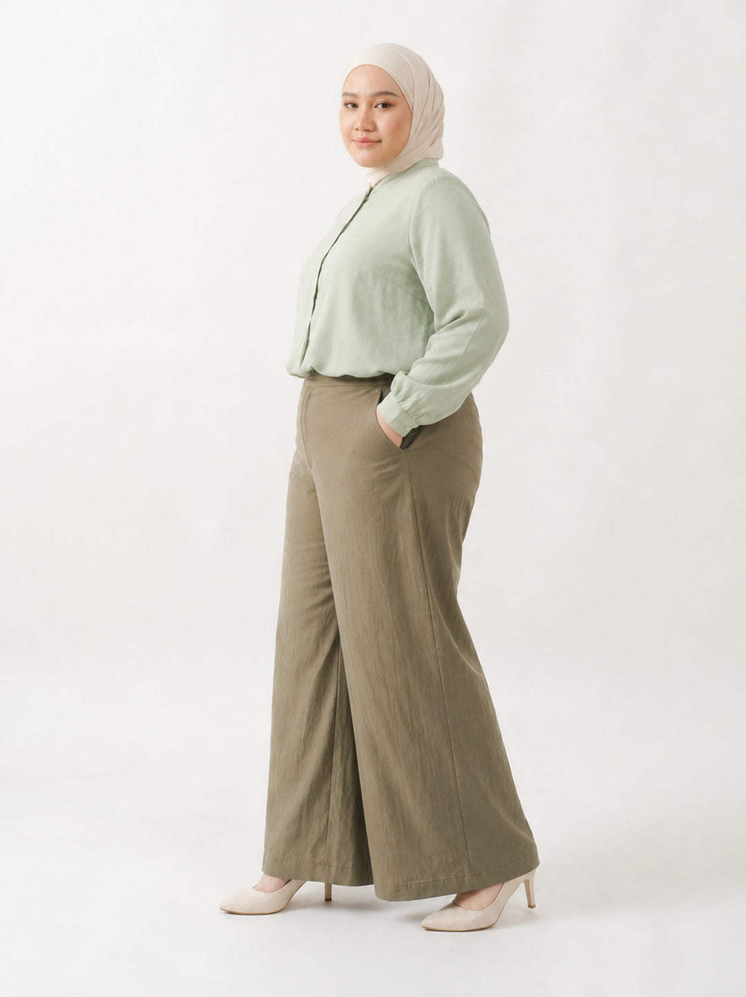 Elsie Plus Cotton Rich Pants