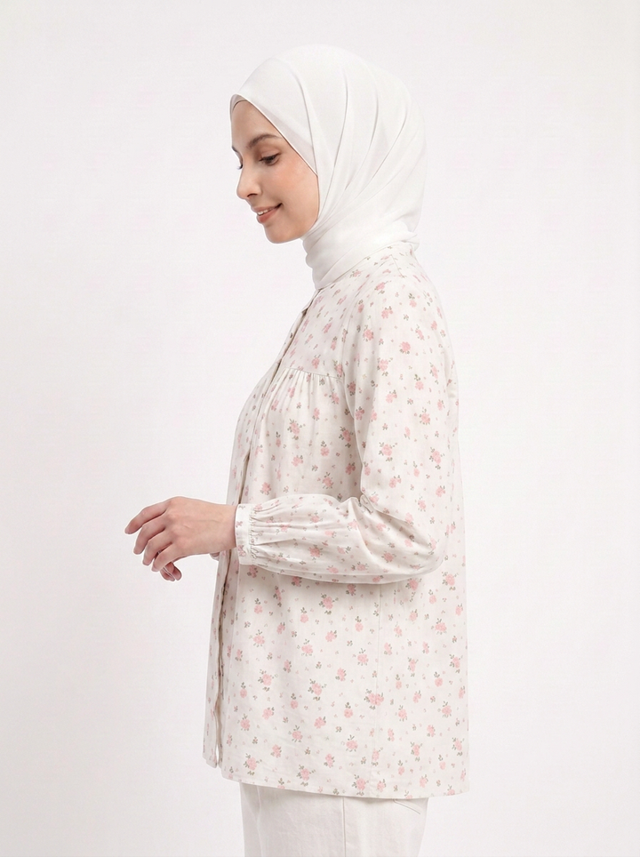 Eva Cotton Printed Blouse