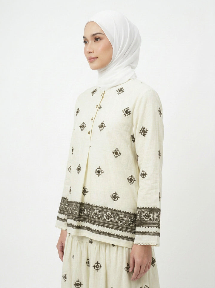 Daisy Boho Rayon Blend Blouse