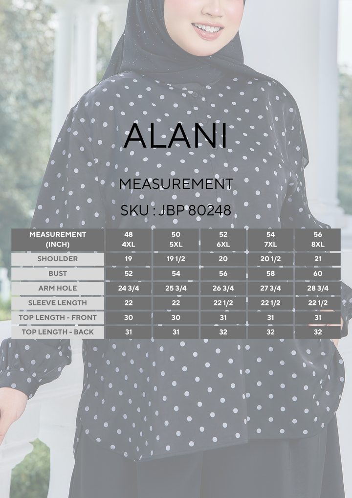 Alani Plus Polka Dot Blouse