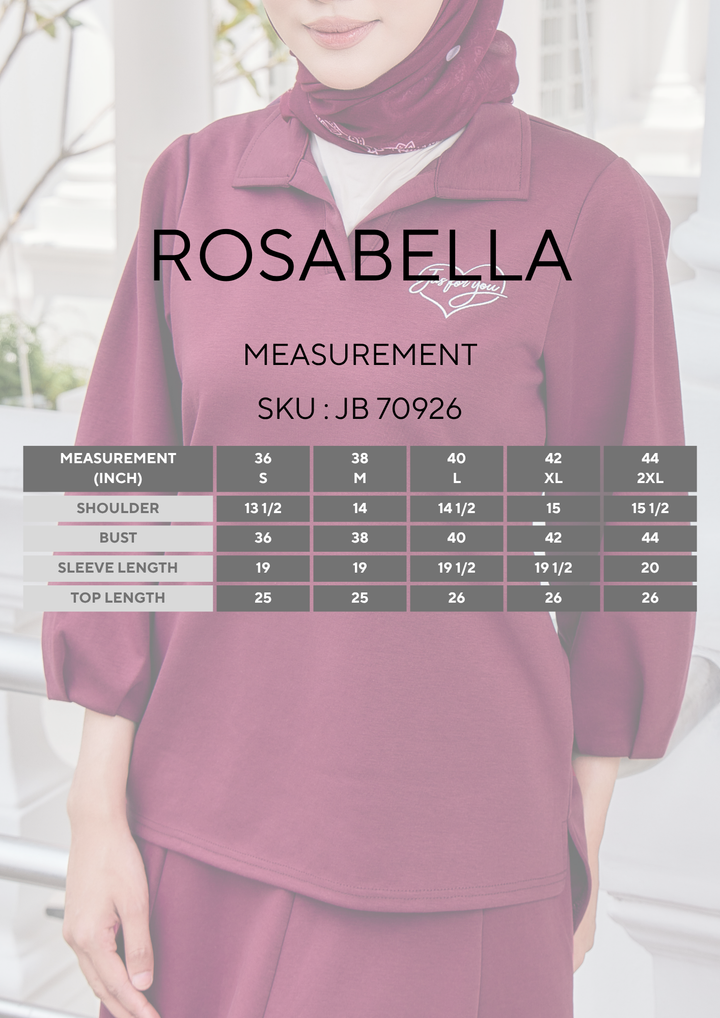 Rosabella Premium Scuba Blouse