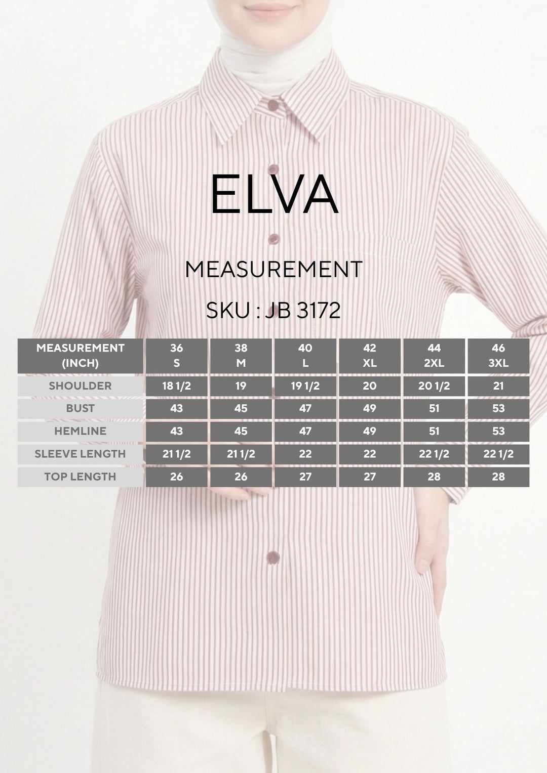 Elva Cotton Stripe Blouse