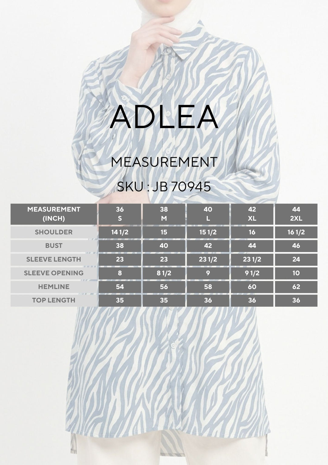 Adlea Printed Rayon Long Blouse