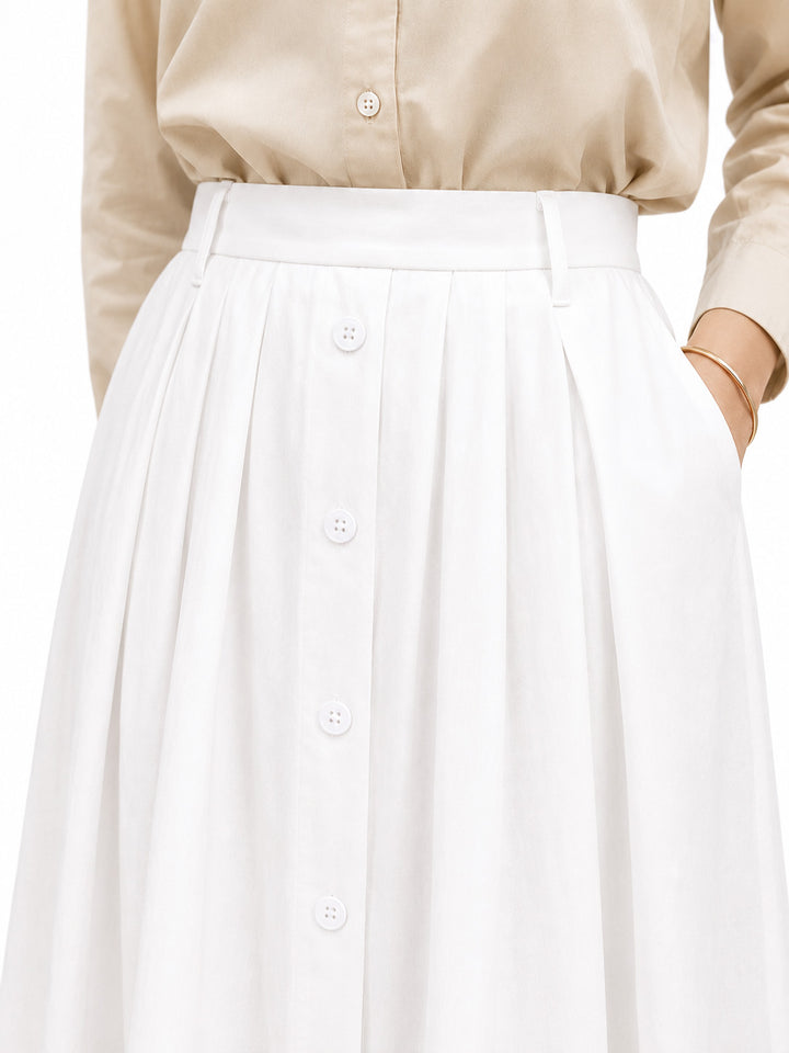Orla Cotton Twill Skirt