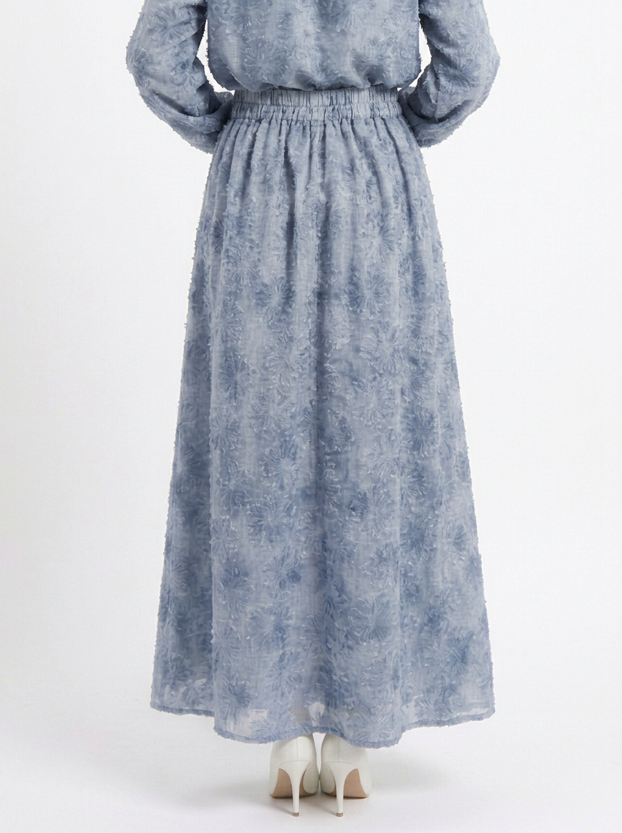 Erin Chiffon Embroidered Skirt