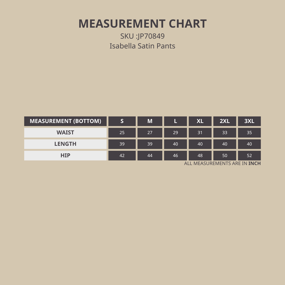 Isabelle Satin Pants Latte