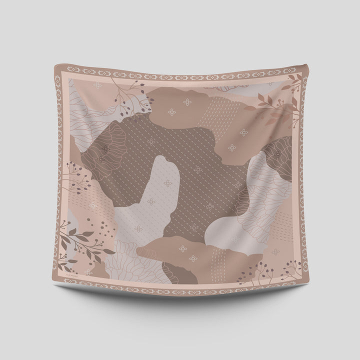 Ammara Printed Square Brown