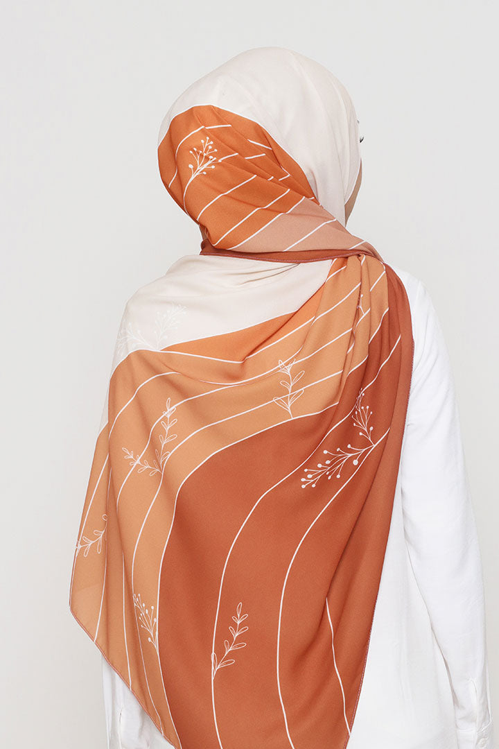 Terra Printed Shawl Caramel