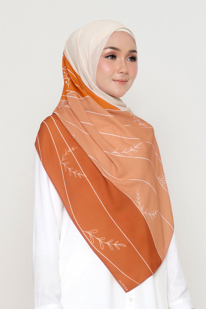Terra Printed Shawl Caramel