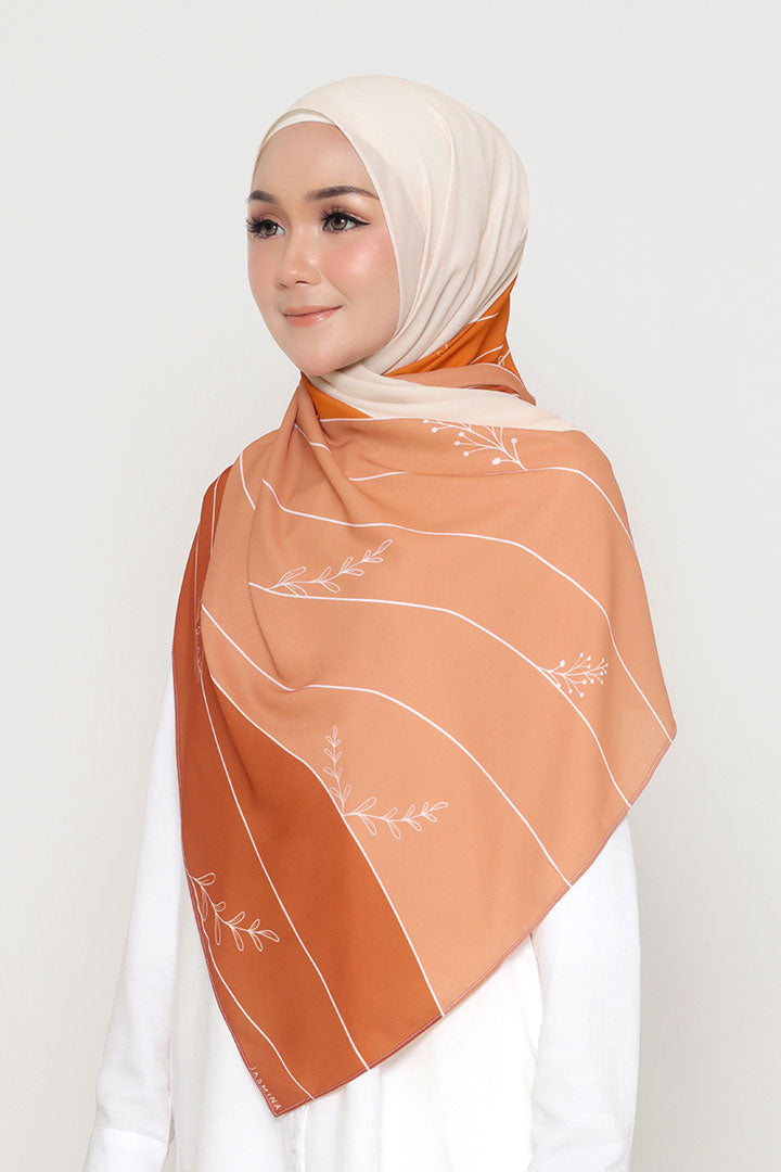 Terra Printed Shawl Caramel