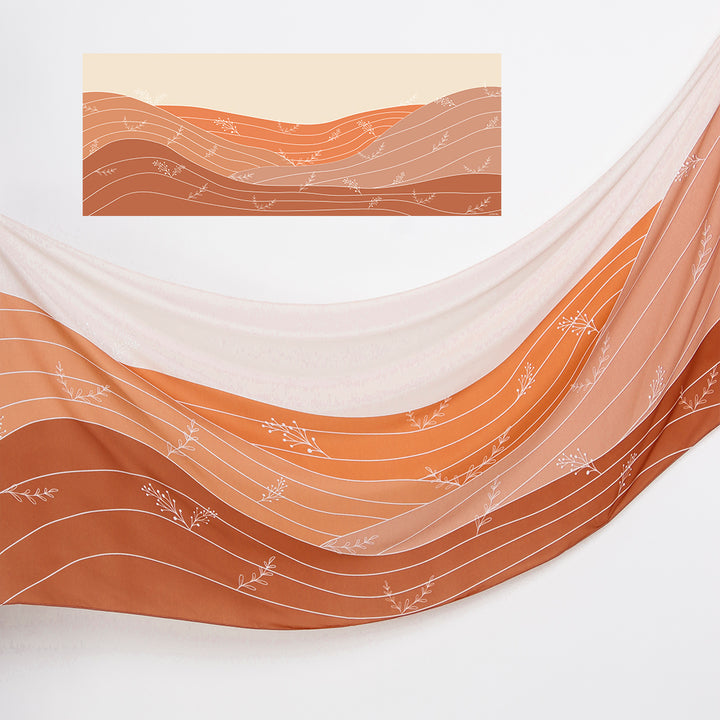 Terra Printed Shawl Caramel