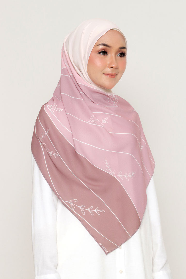 Terra Printed Shawl Rosewood