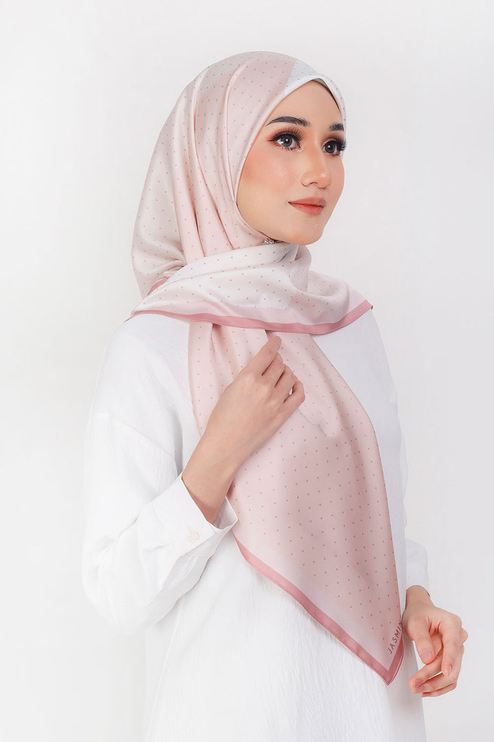 Elia Printed Square Nude Pink
