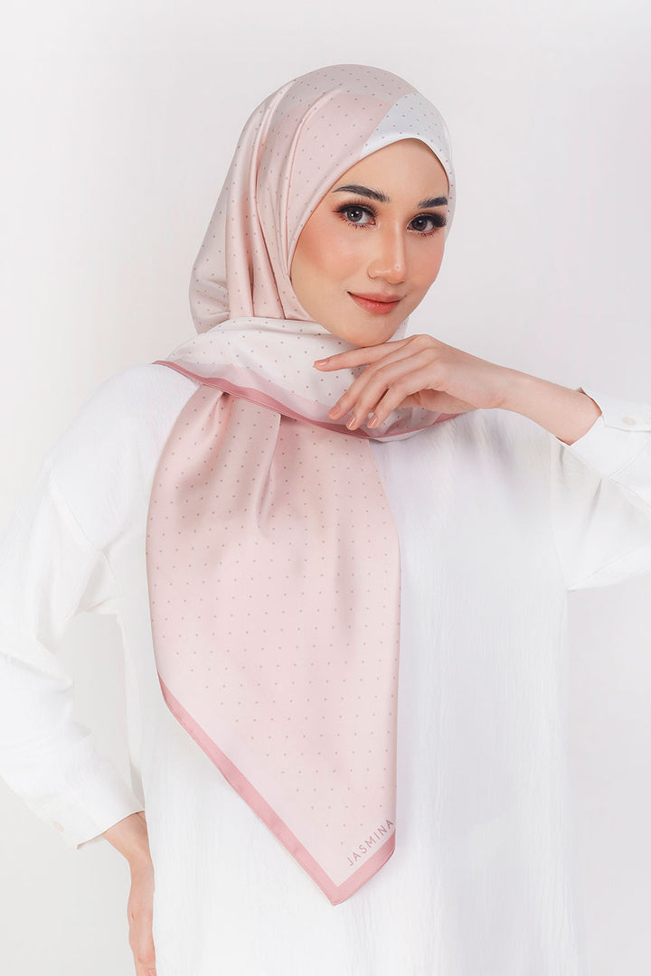 Elia Printed Square Nude Pink