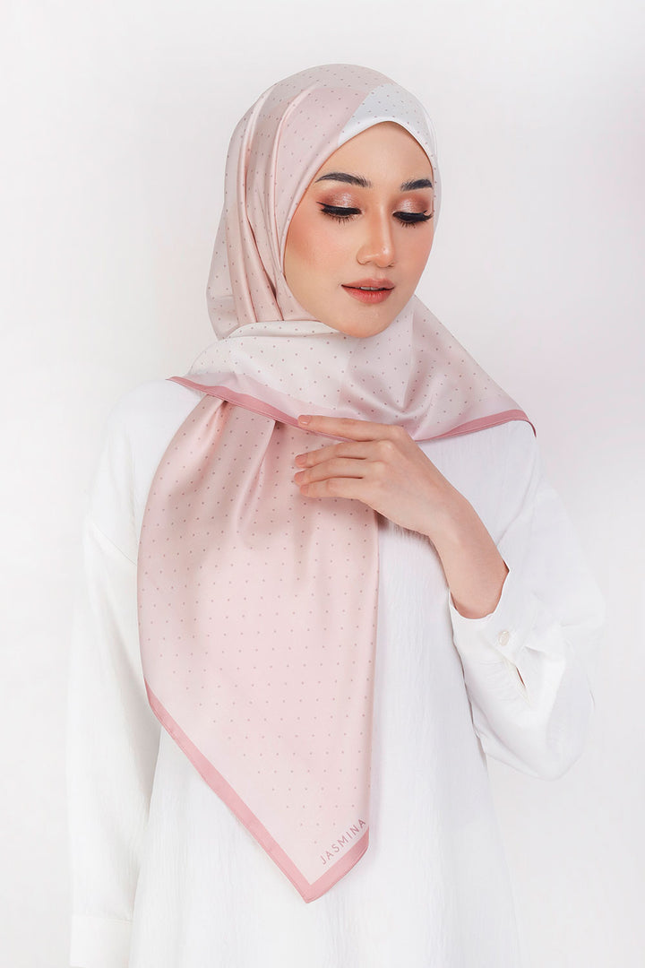 Elia Printed Square Nude Pink