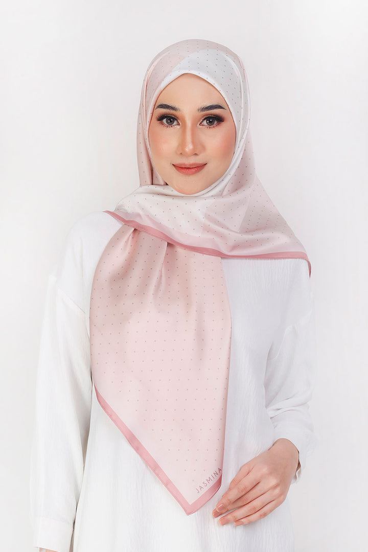 Elia Printed Square Nude Pink
