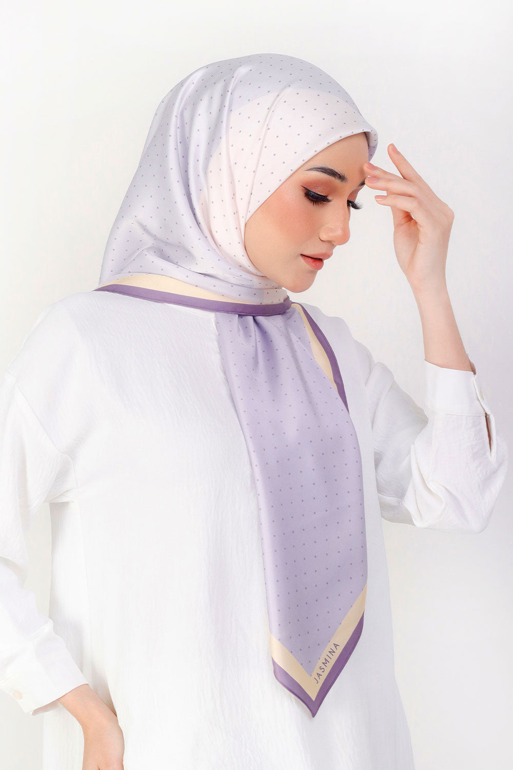 Elia Printed Square Purple