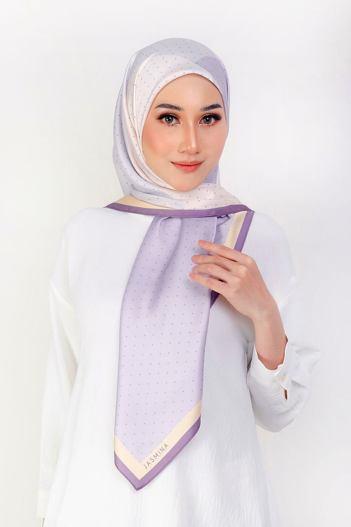 Elia Printed Square Purple