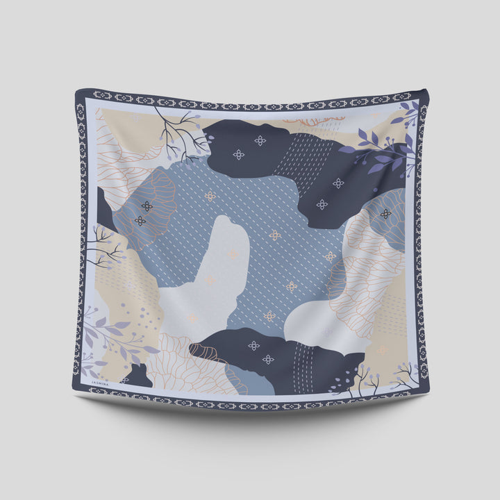 Ammara Printed Square Navy