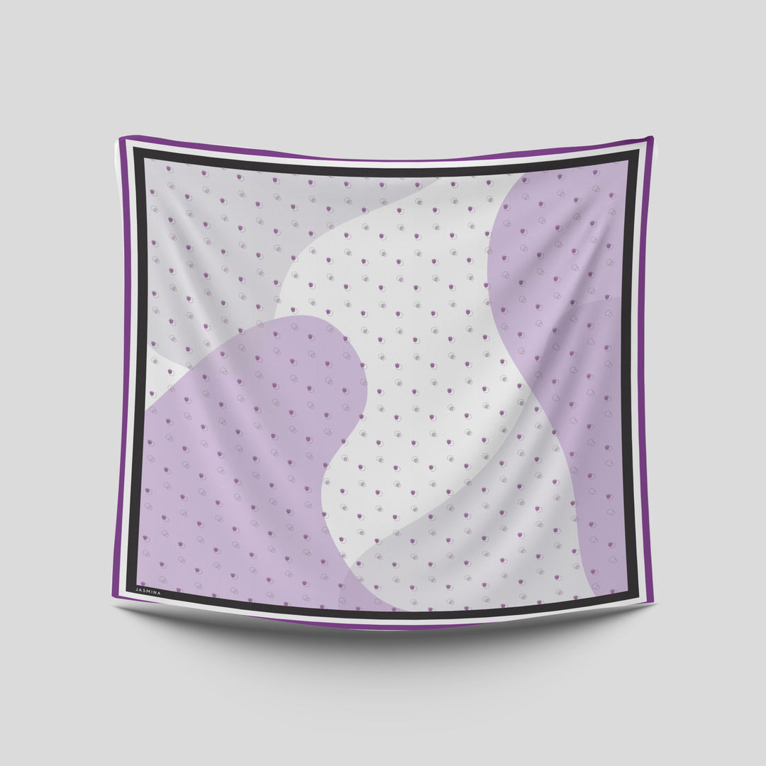 Eshal Printed Square Lilac
