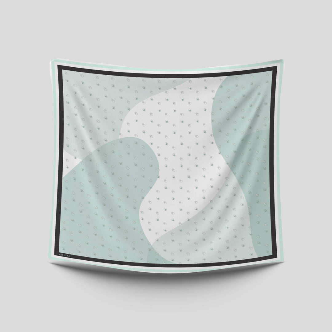 Eshal Printed Square Mint Green