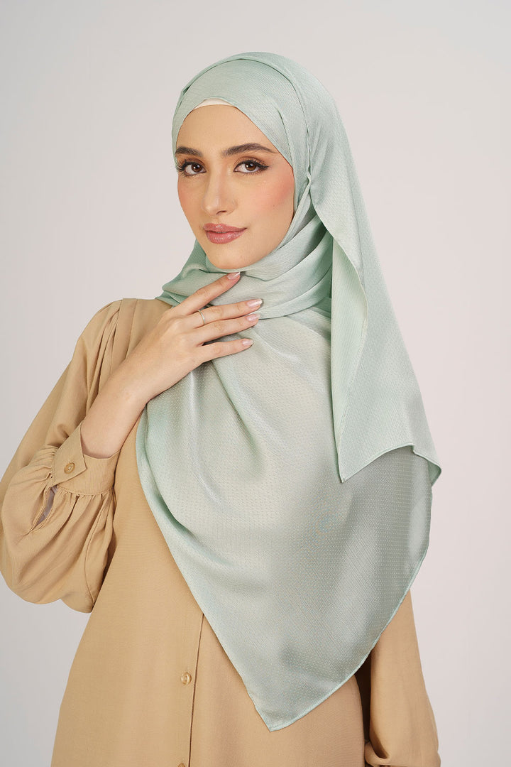 Jasmina Basic Shawl Plain Tiffany