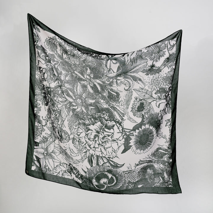 TUDUNG-HIJAB-SQUARE-SCARVES-FLORAL-PASTEL-MINIMALIST-MODERN-BAWAL-COTTON-39-TD-795-DARK-GREEN