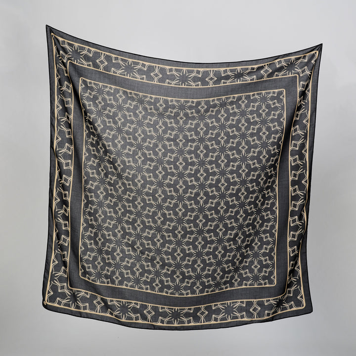 TUDUNG-HIJAB-SQUARE-SCARVES-FLORAL-PASTEL-MINIMALIST-MODERN-BAWAL-COTTON-39-TD-797-BLACK