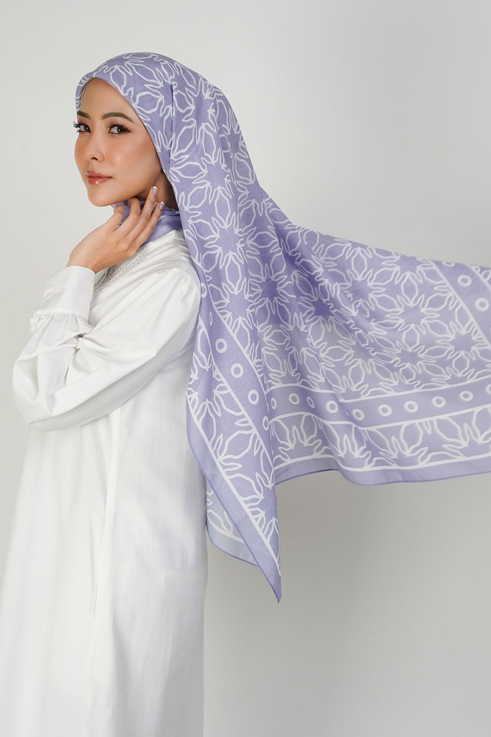 TUDUNG-HIJAB-SQUARE-SCARVES-FLORAL-PASTEL-MINIMALIST-MODERN-BAWAL-COTTON-39-TD-798-purple