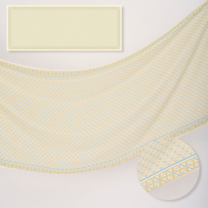 Indira Chiffon Printed Shawl Yellow