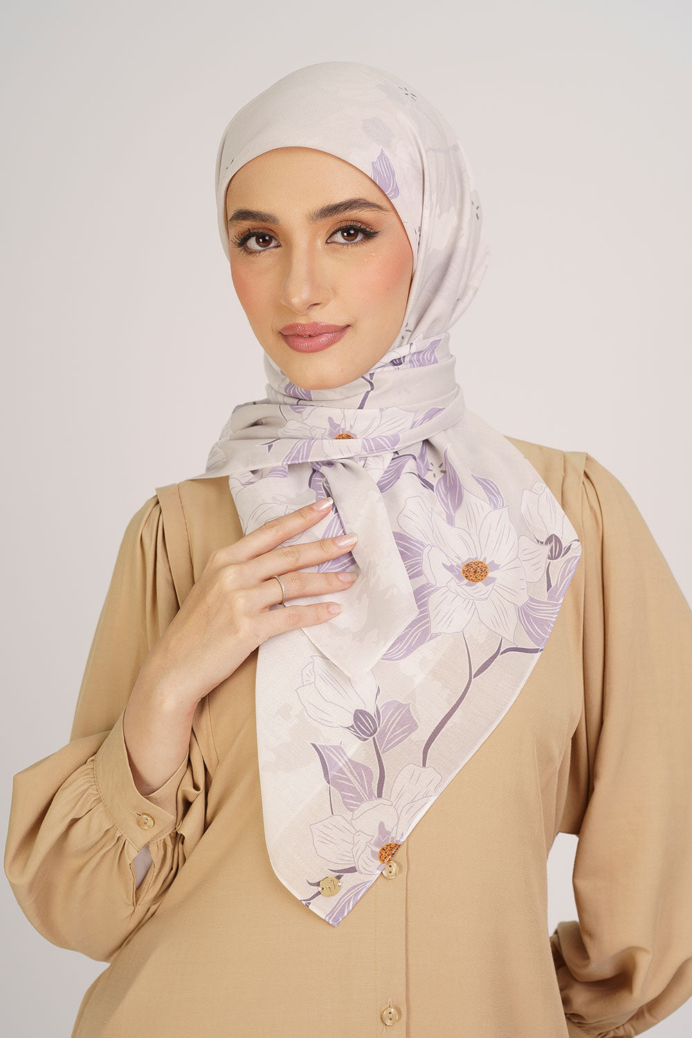 Maysa Square Cotton Voile
