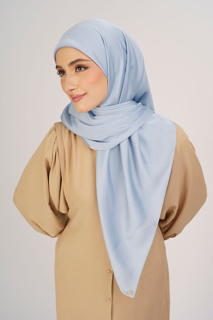 Jasmina Basic Square Plain Baby Blue