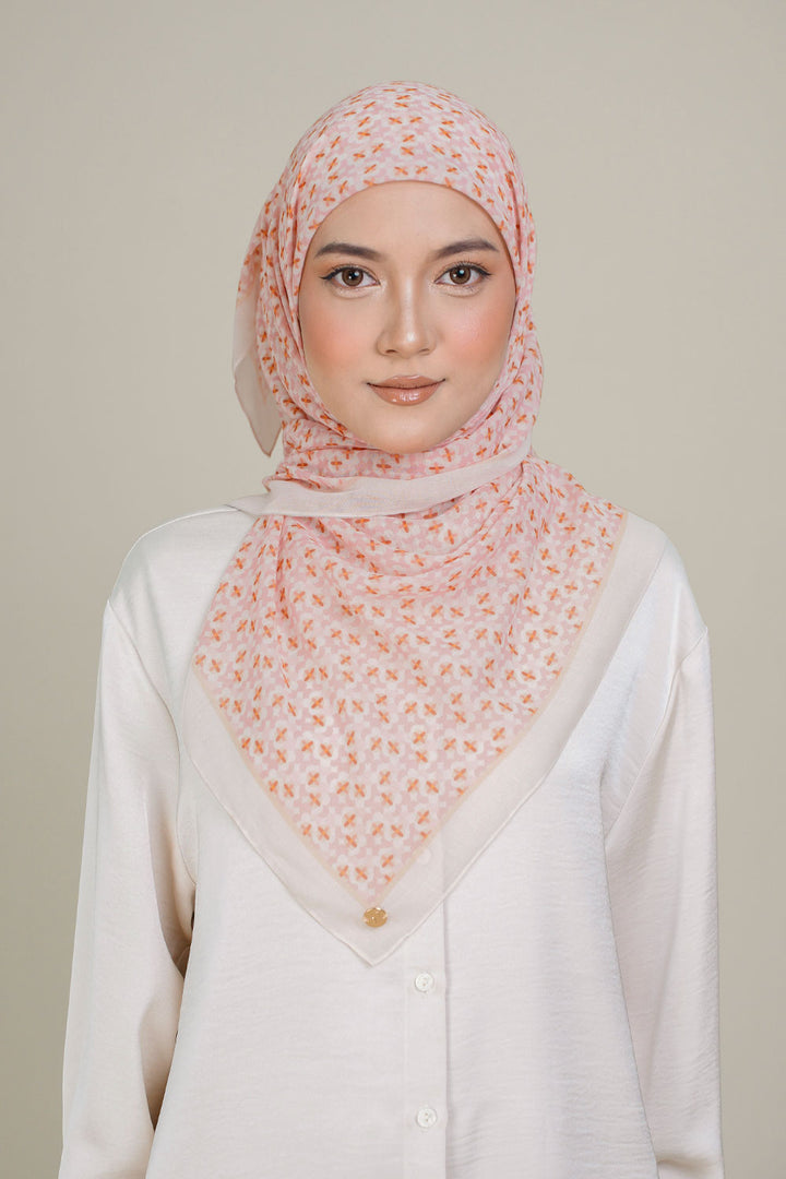 Poppy Square Cotton Voile
